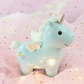 Birthday Gift Gifts for Children IBWell 7 inch Rainbow Pink Resin Unicorn Piggy Bank for Girl Coin Money Piggy Bank Decoration Girls Piggy Bank for Kids Birthday Gift Gifts for Children IBWell 7 inch Rainbow Pink Resin Unicorn Piggy Bank for Girl Coin Money Piggy Bank Decoration Girls Piggy Bank for Kids